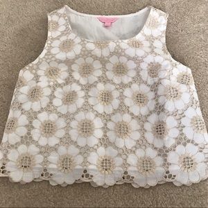Lilly Pulitzer Flower Crop Top