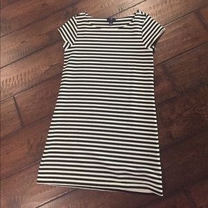 Black and White Striped Dress