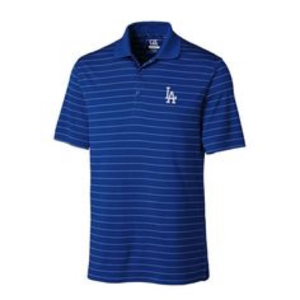 NWT Striped LA Dodgers Polo