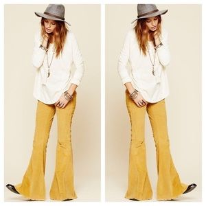 Free People Bell Bottoms Corduroy