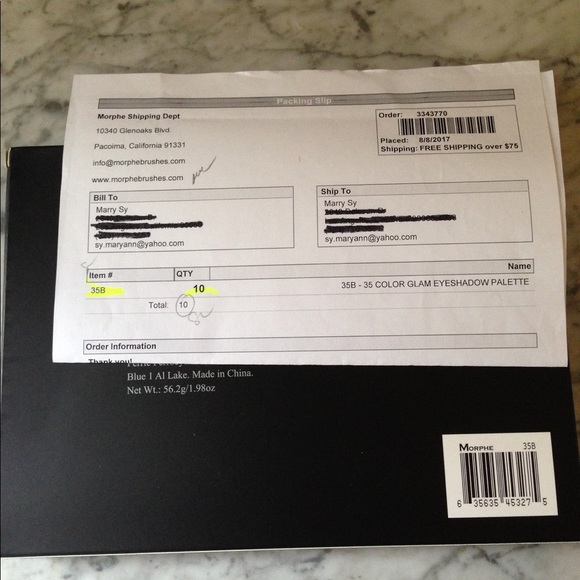 Morphe 35B The Glam palette - Picture 5 of 8