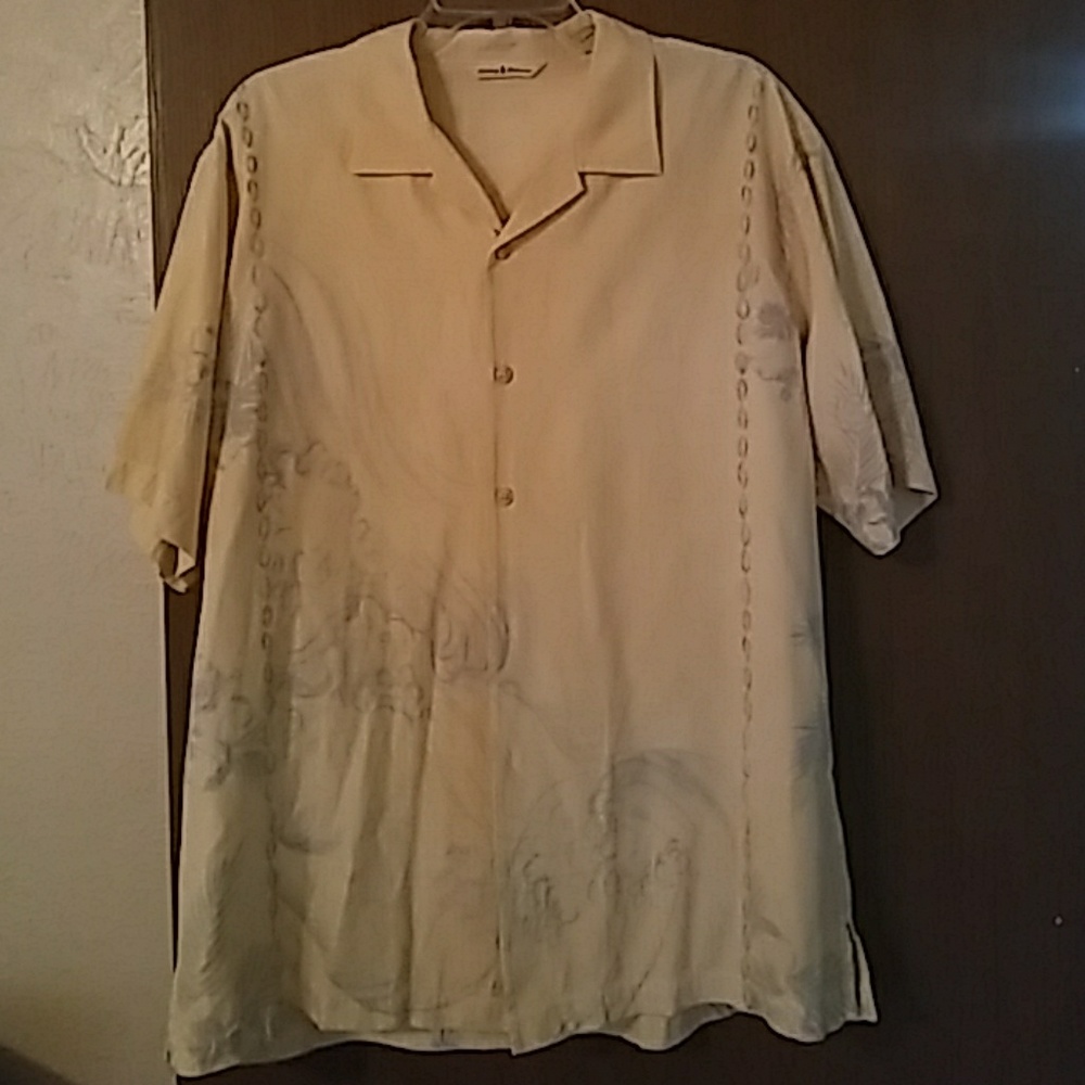 100% silk Tommy Bahama shirt