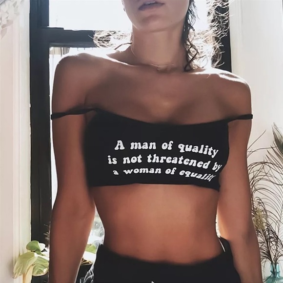 BESTSELLER🌟Equality Is Quality Soft Crop Top - Picture 1 of 3