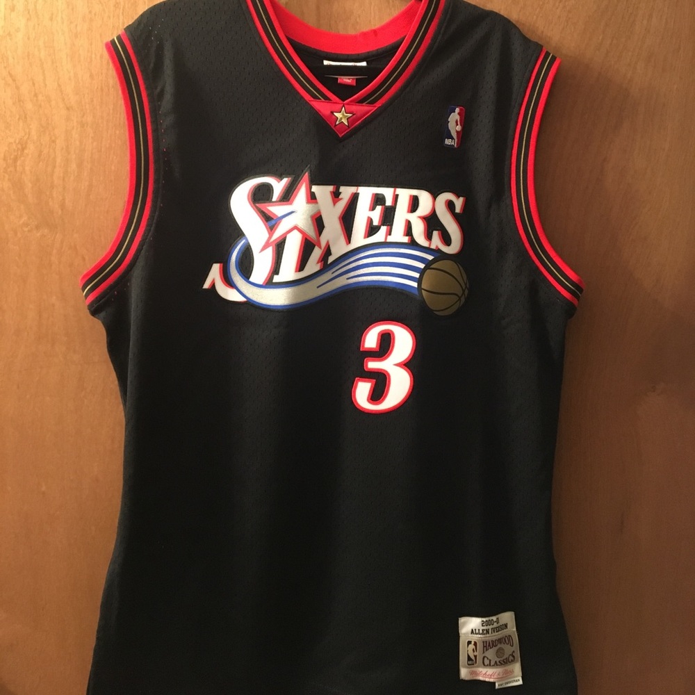 Allen Iverson Swingman Jersey Philadelphia 76ers