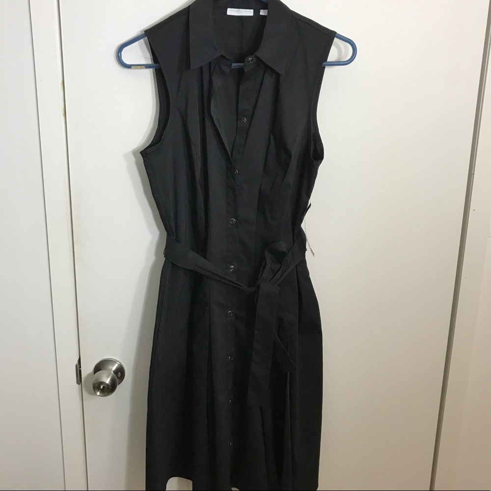👗 Black dress with tie strap