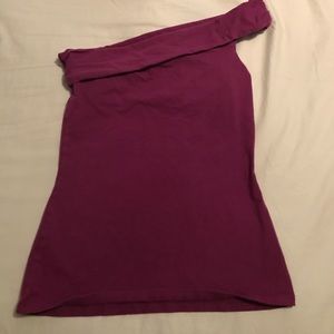 One shoulder bra top