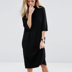 Asos Midi Black Dress