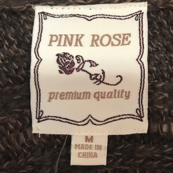 Pink Rose cable knit sweater - Picture 4 of 5