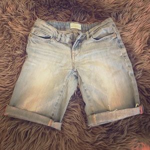 Aeropostale blue washed jean shorts