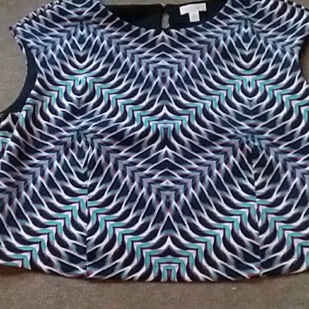 Bisou Bisou Psychedelic Croptop