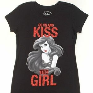 Little Mermaid "Go On & Kiss The Girl" Shirt