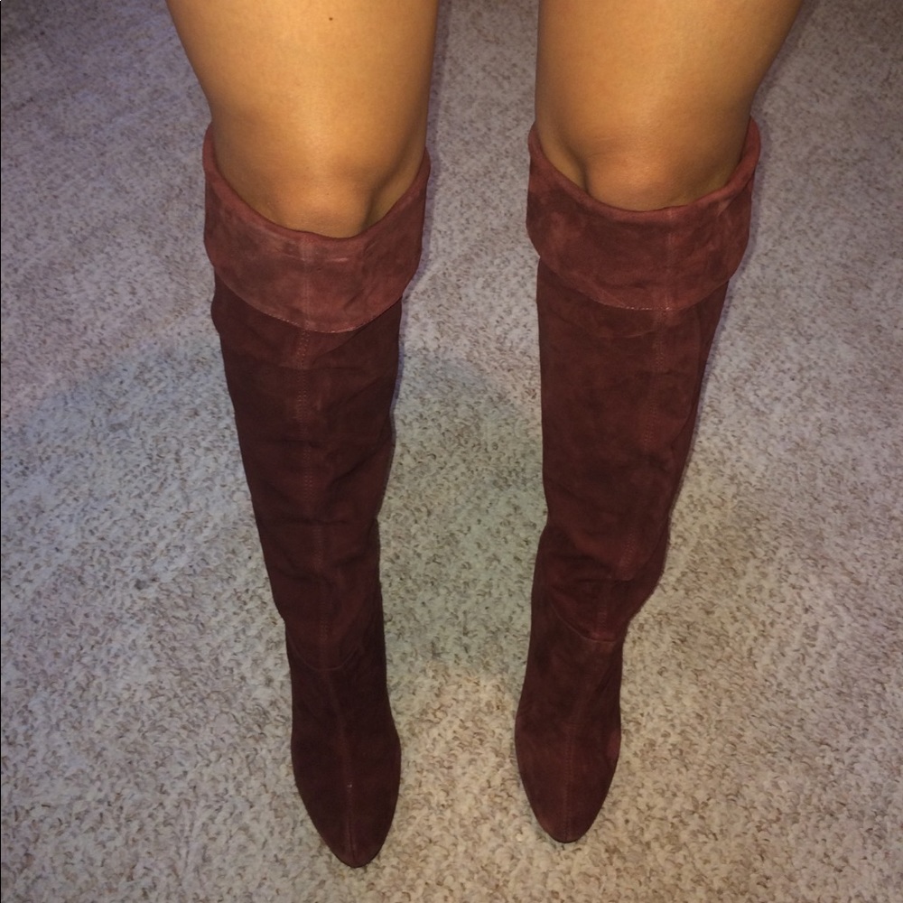 Suede boots!