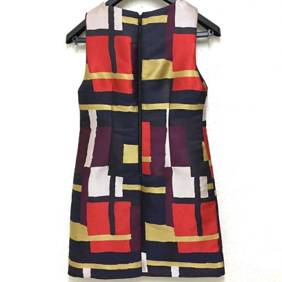 NWT!! Alice + Olivia Painted Grid Dress Size 4 - Picture 3 of 7