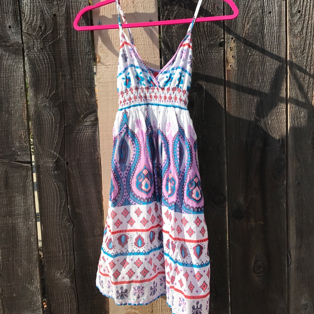 Boho printed sundress