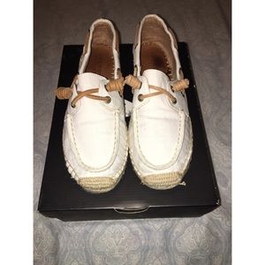 White Sperry Espadrilles