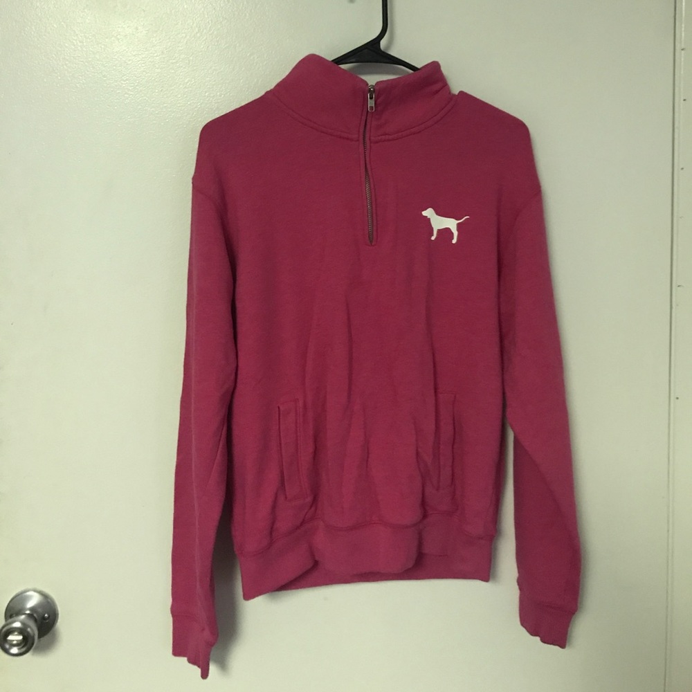 PINK QUARTER ZIP