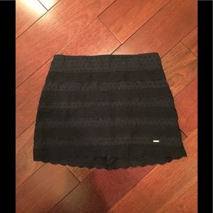 Abercrombie & Fitch Navy Lace Layered Skirt
