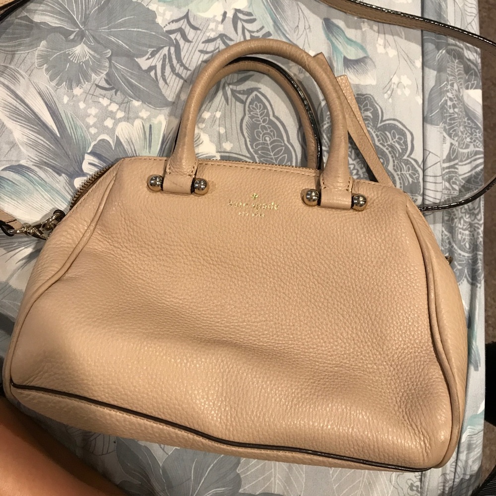 kate spade taupe bag