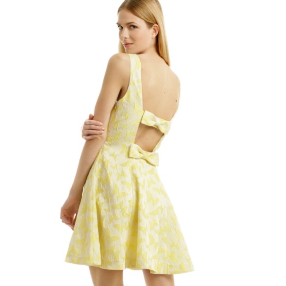 ERIN BY ERIN FETHERSON PIERIDAE BOW DRESS