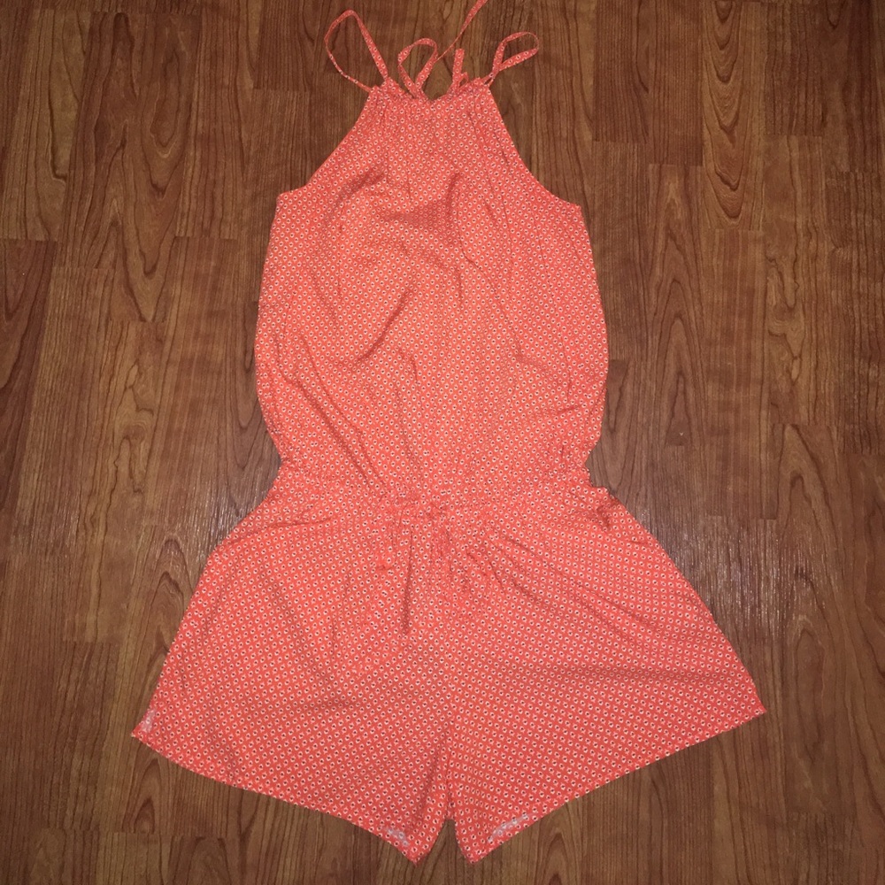 Old Navy romper in a subtle floral print