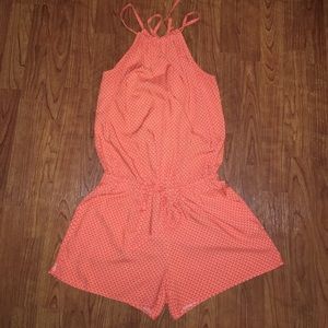 Old Navy romper in a subtle floral print