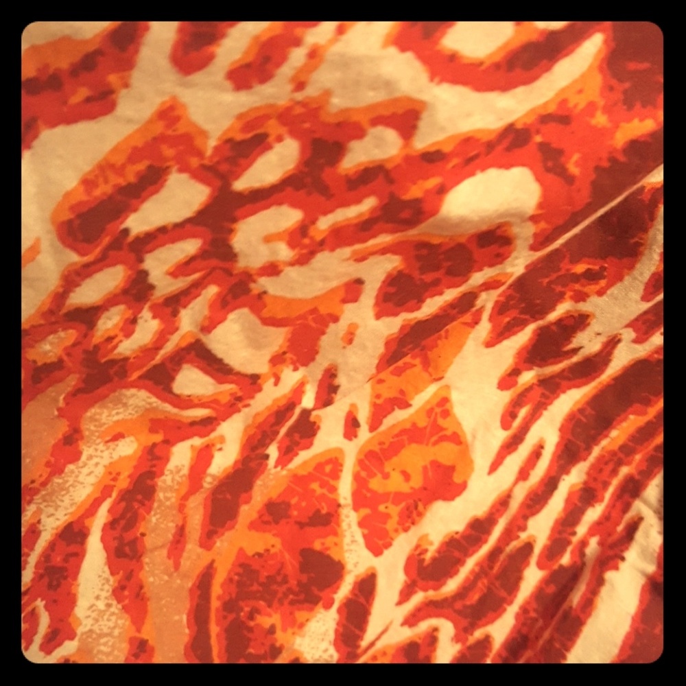 Burnt Orange Animal Print Sun Dress