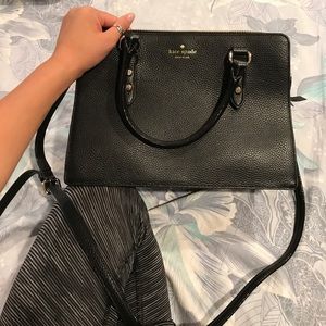 black kate spade purse
