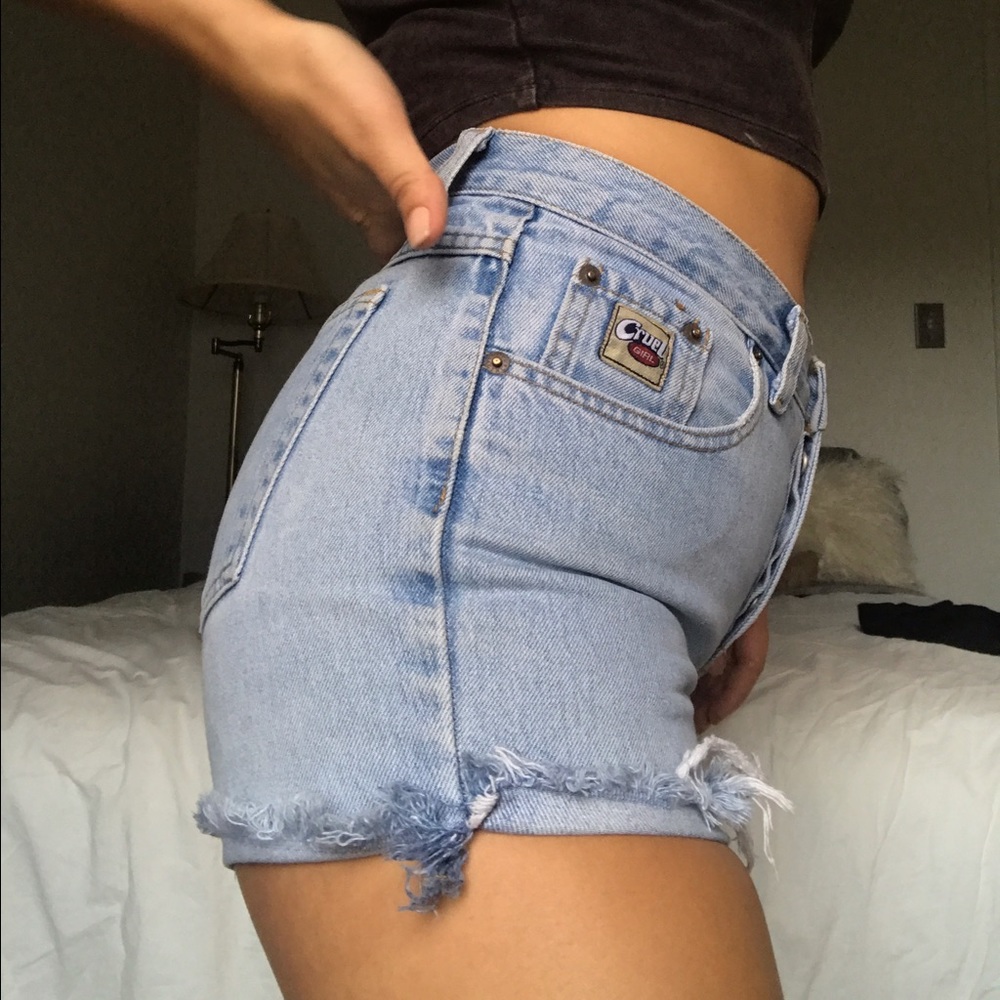 Cruel Girl customized denim shorts