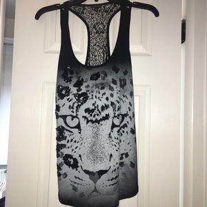 Lace Razor Back Tank