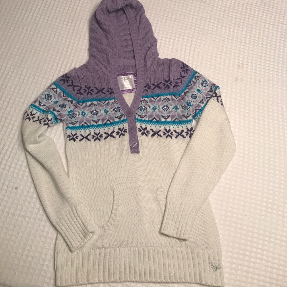 Justice Long Sleeve Girls Size 12 Sweater