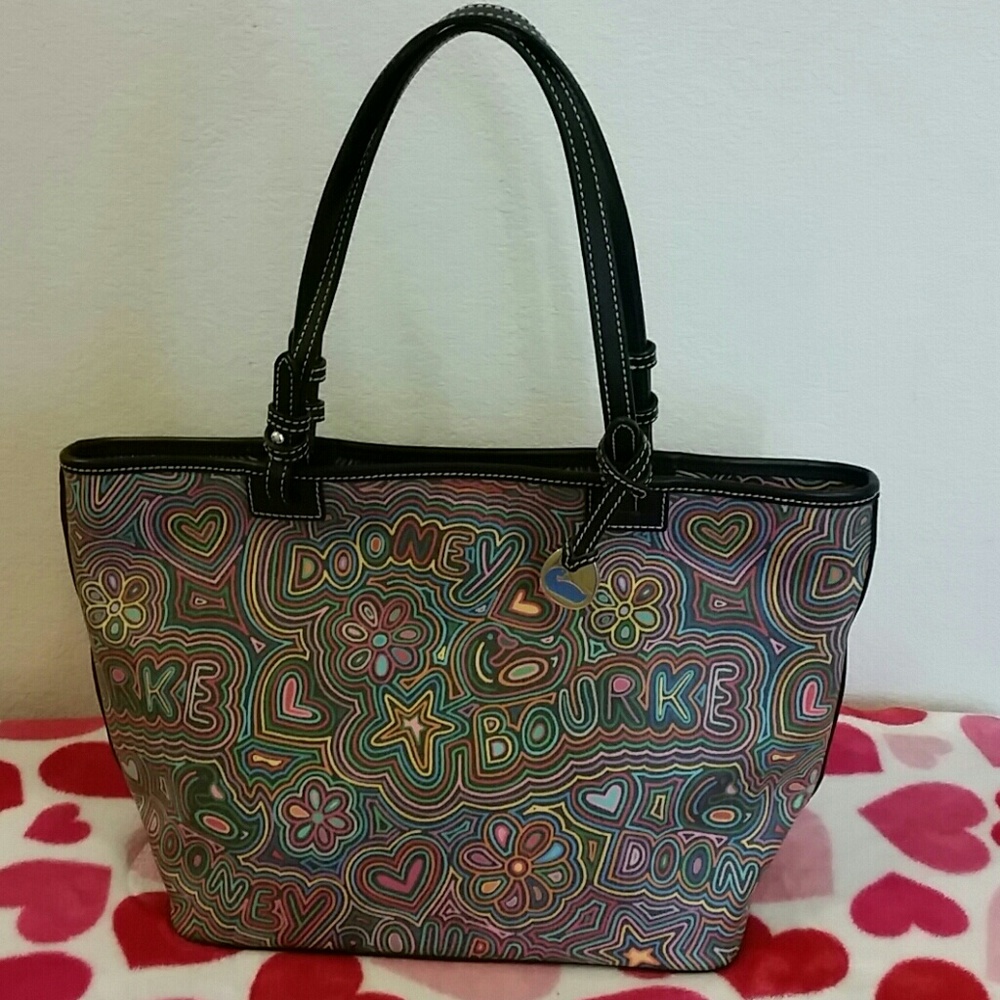 DOONEY & BOURKE MULTI COLORED TOTE