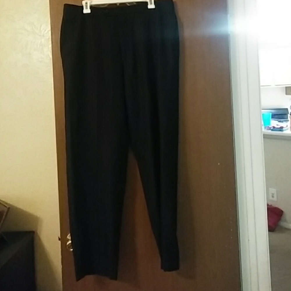 Men's pinstripe slacks