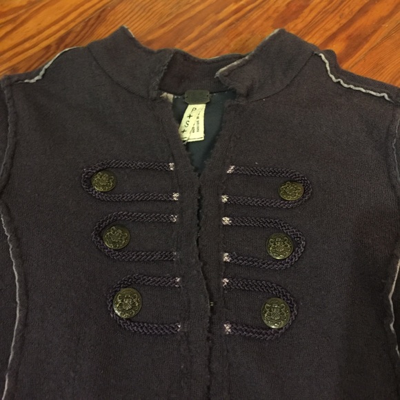 Free People Military style Sweater Jacket - Picture 2 of 6