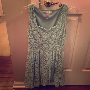 Light green Francesca's Collections dress