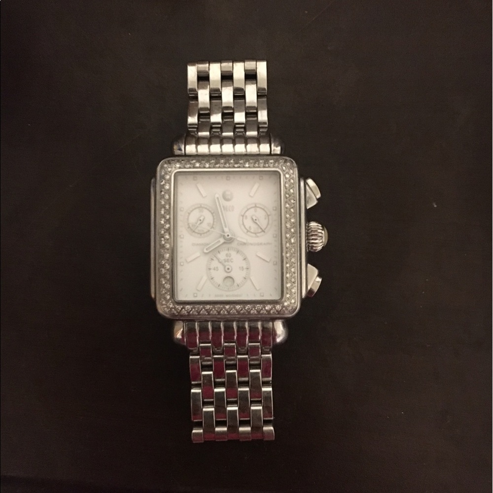 Michele Diamond Deco Blanc Watch-Send Me an Offer!