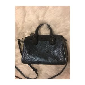 Mini Black & Blue Coach Crossbody