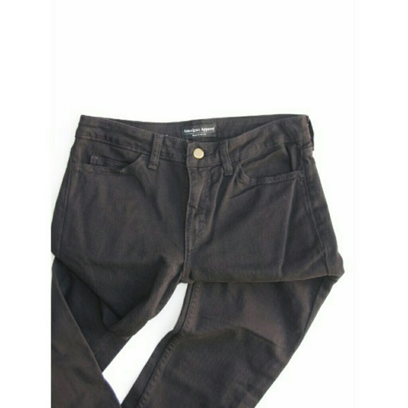 American Apparel | Jeans | American Apparel Almost Black Skinny Jeans ...