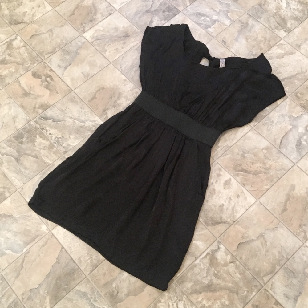 OPHELIA Black Mini Dress
