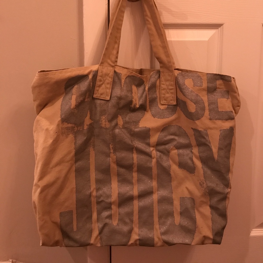 Juicy couture canvas tote
