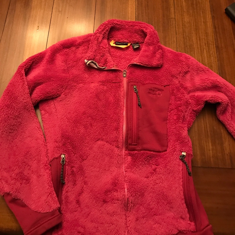 Pink mountain hard wear jacket size M