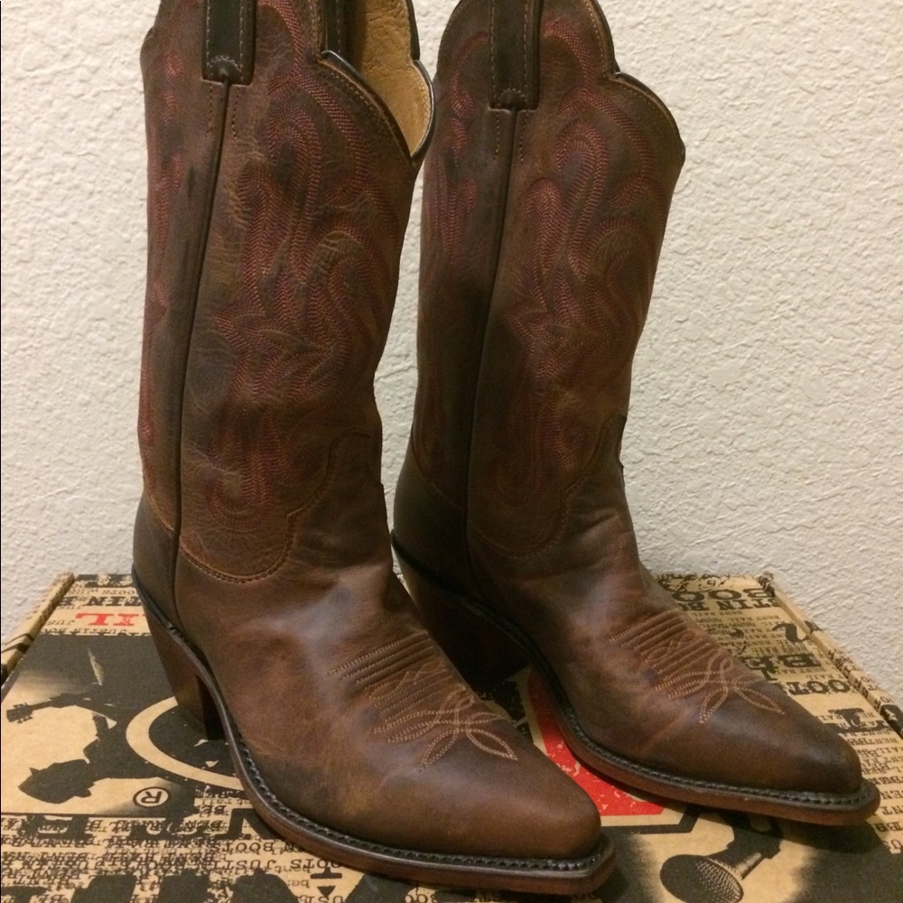 New. Justin Women's BRL124 Cognac Ponteggio Boot