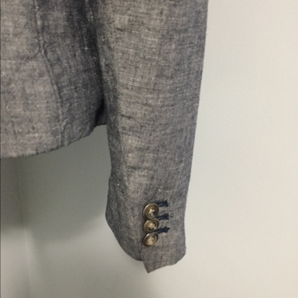 Women's gap linen blazer with lining - Picture 4 of 8