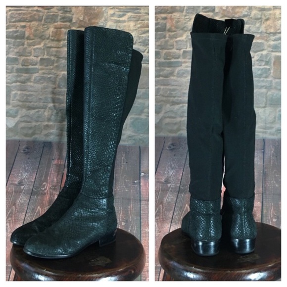 💸Michael Kors Bromley Iconic Exotic Python boot - Picture 4 of 8