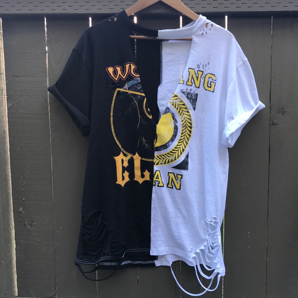 Distressed WuTang T-Shirt Dress