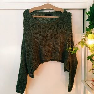LF Long Sleeve Crop Sweater