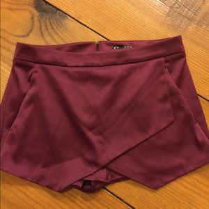 Express Maroon Skort