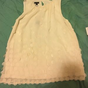 Gorgeous Talbots Cream Sleveless Blouse