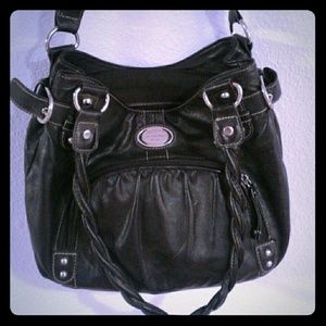 Black handbag