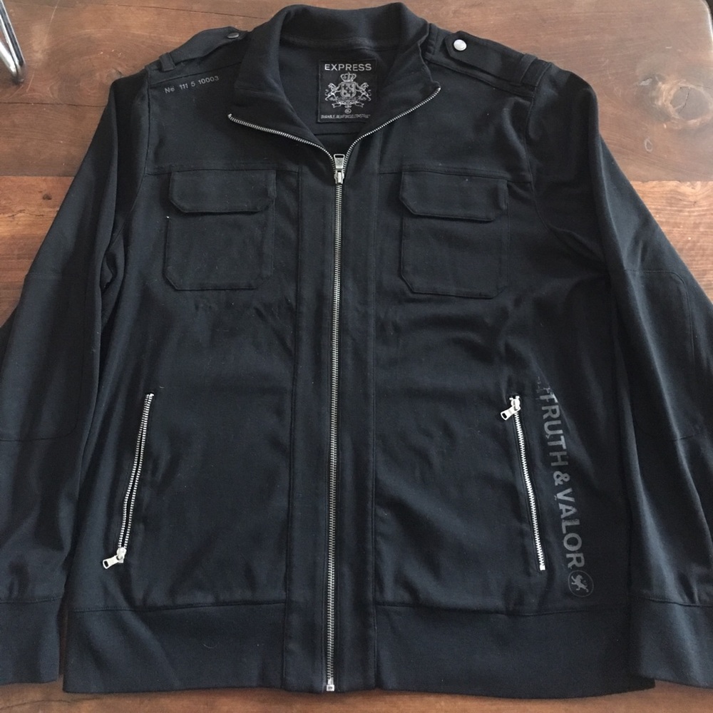 Express zip up sweater