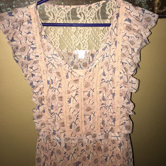WOMEN'S XHILARATION PEACH DRESS SIZE SMALL - Picture 1 of 3
